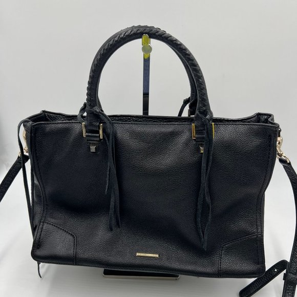 Rebecca Minkoff Black Leather Regan Satchel - Picture 3 of 16